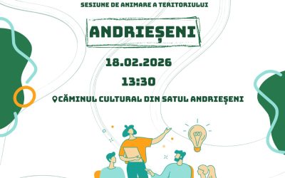 📣 18.02.2026 | 13:30 | Căminul Cultural din satul Andrieșeni, comuna Andrieșeni, județul Iași