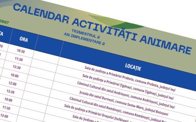 📣 Reluăm acțiunile de animare a teritoriului GAL