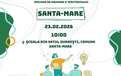 📣 23.02.2026 | 10:00 | Școala din satul Durnești, comuna Santa-Mare, județul Botoșani