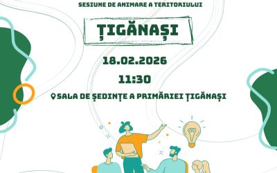 📣 18.02.2026 | 11:30 | Sala de ședințe a Primăriei Țigănași, comuna Țigănași, județul Iași