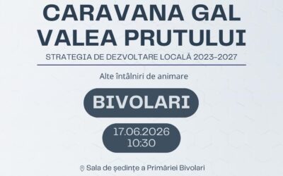 📣 17.06.2026 | 10:30 | Sala de Ședințe a Primăriei Bivolari, comuna Bivolari, județul Iași