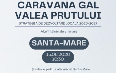 📣 15.06.2026 | 10:30 | Școala din satul Durnești, comuna Santa-Mare, județul Botoșani